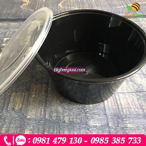 Tô nhựa 750ml màu đen Tô nhựa 750ml màu đen