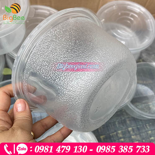 Tô nhựa pp nhám 1000ml có nắp đậy Tô nhựa pp nhám 1000ml có nắp đậy