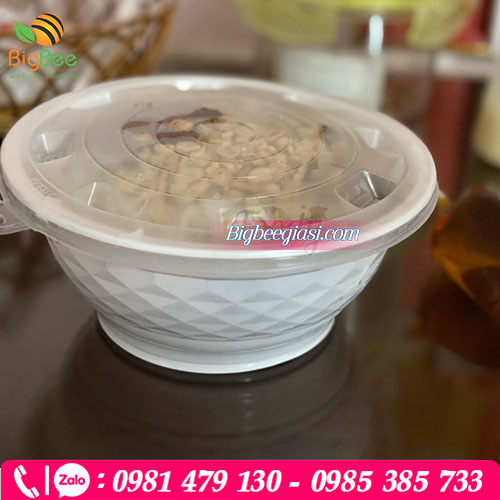 Có nắp đậy kín thích hợp để đựng các món ăn như bún, phở, cháo, hủ tiếu Có nắp đậy kín thích hợp để đựng các món ăn như bún, phở, cháo, hủ tiếu