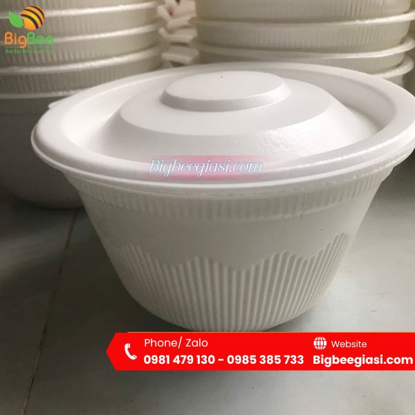 Thố xốp có nắp 600ml Thố xốp có nắp 600ml