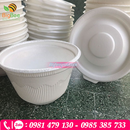 Tô xốp trắng dùng 1 lần đựng thức ăn nóng Tô xốp trắng dùng 1 lần đựng thức ăn nóng