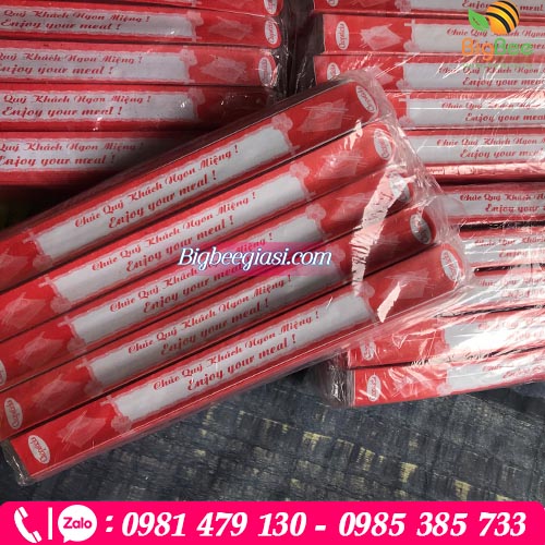 Bao giấy đựng đũa ăn