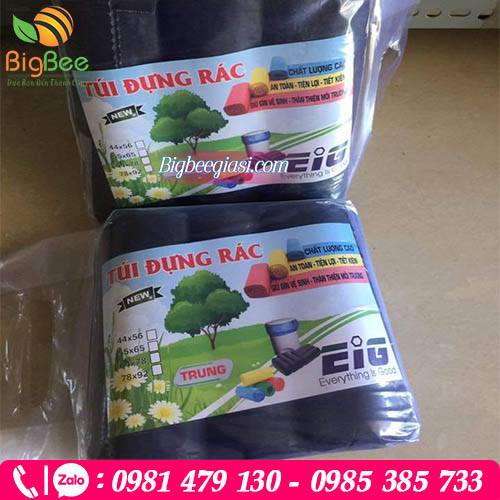 Túi đựng rác size trung kích thước 55x65cm