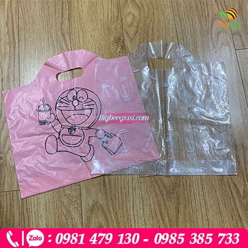 Túi đựng 2 ly trà sữa Túi đựng 2 ly trà sữa