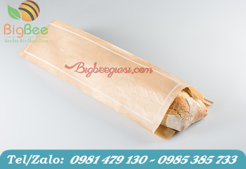 Túi giấy đựng bánh mì kẹp thịt Túi giấy đựng bánh mì kẹp thịt
