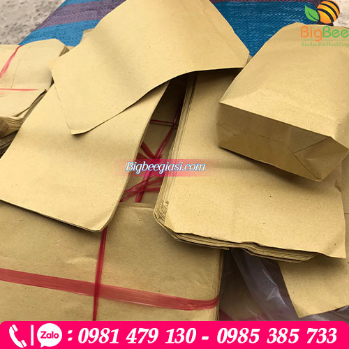 Túi giấy kraf đựng gà rán giá rẻ Túi giấy kraf đựng gà rán giá rẻ