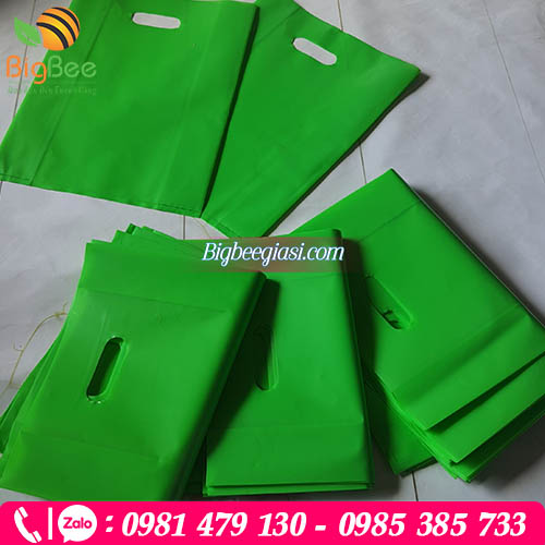 Túi hột xoài pe màu xanh loại tốt