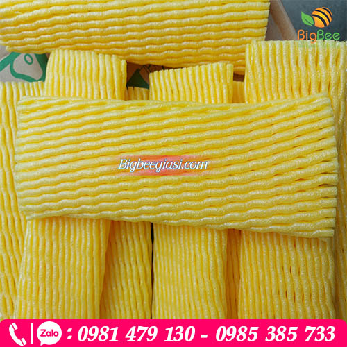 Xốp bọc trái cây màu vàng Xốp bọc trái cây màu vàng