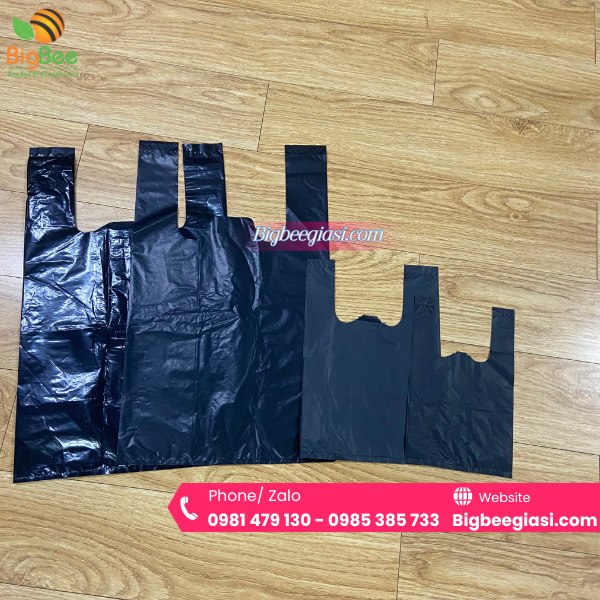 Túi xốp 2 quai hàng chợ đen Túi xốp 2 quai hàng chợ đen
