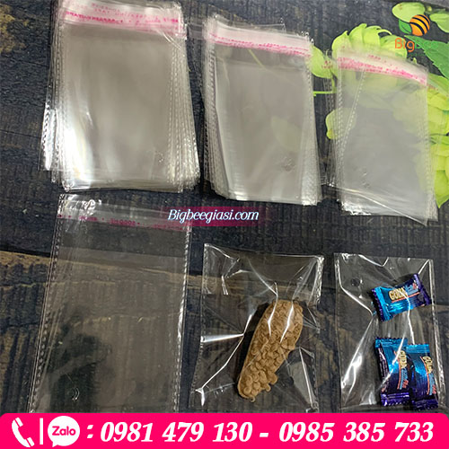 Túi opp dán miệng trong suốt phù hợp với nhiều mục đích khác nhau Túi opp dán miệng trong suốt phù hợp với nhiều mục đích khác nhau
