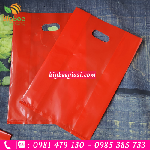 Túi hột xoài pe màu đỏ