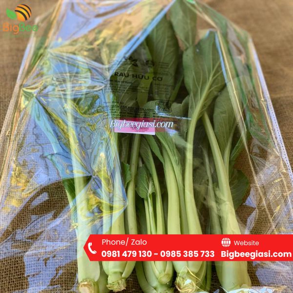 Túi PP kính đựng rau sạch Túi PP kính đựng rau sạch