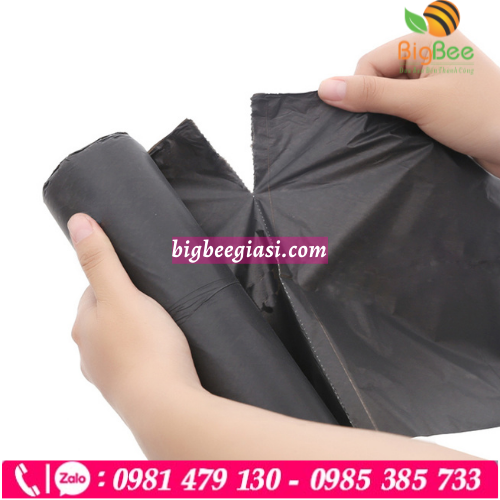 Túi rác cuộn có đường gân xé tiện lợi