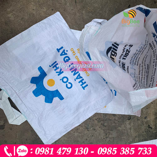 Túi xách làm từ bao tải dùng để đựng hàng cơ khí Túi xách làm từ bao tải dùng để đựng hàng cơ khí