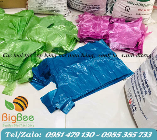 Túi xốp màu bóng mỡ đủ màu Túi xốp màu bóng mỡ đủ màu
