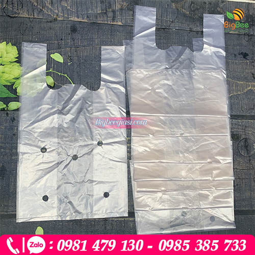 Túi xốp đục lỗ 2 quai Túi xốp đục lỗ 2 quai