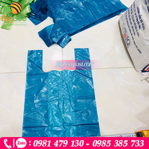 Túi xốp 2 quai hàng chợ