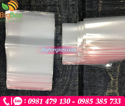 Túi zip chỉ đỏ