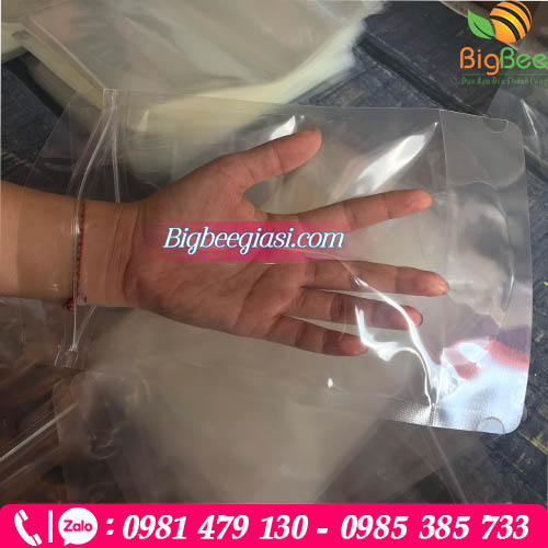 Túi zipper trong đáy đứng loại đựng 500g