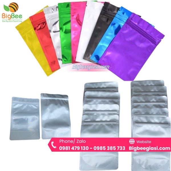 Túi zipper đáy đứng Túi zipper đáy đứng