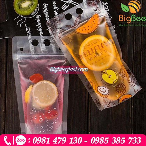 Túi zip đựng trà sữa