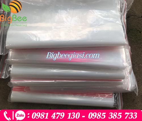 Túi zipper chỉ đỏ