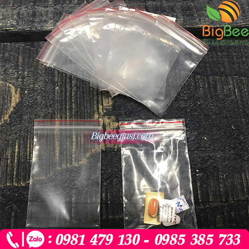 Túi zip đựng thuốc kích thước 17X11 cm