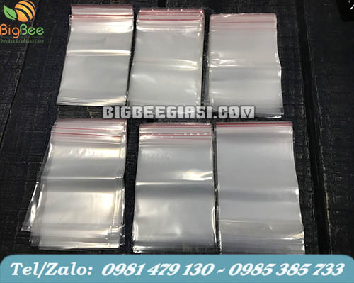 Túi zip chỉ đỏ