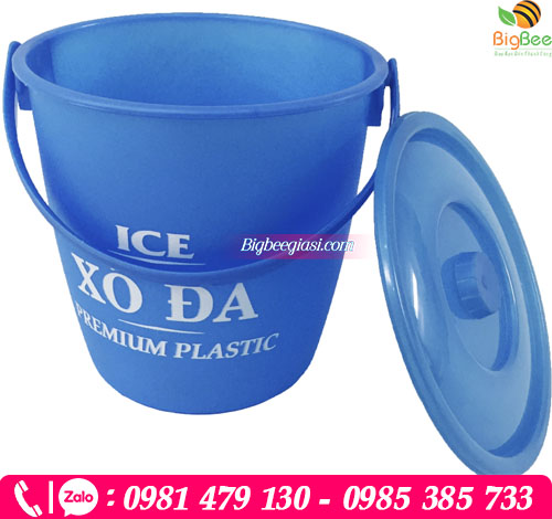 Xô nhựa đựng đá có nắp Xô nhựa đựng đá có nắp