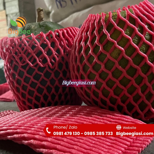 Cấu trúc lưới xốp mắt cáo đảm bảo thông thoáng cho các loại trái cây Cấu trúc lưới xốp mắt cáo đảm bảo thông thoáng cho các loại trái cây