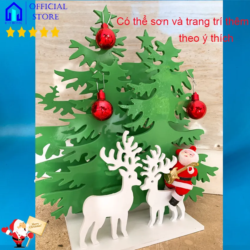Cây thông Noel mini đẹp, giá rẻ để bàn trang trí Giáng Sinh hoặc ...