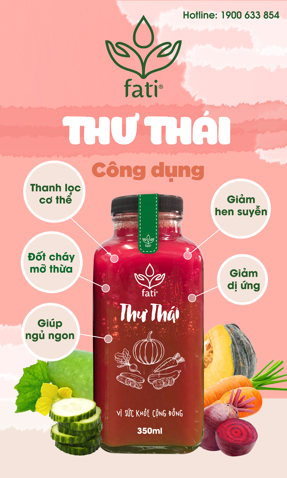 Nước ép fati - Thư Thái tạo giấc ngủ ngon và giảm chứng hen suyễn, chứng dị ứng Nước ép fati - Thư Thái tạo giấc ngủ ngon và giảm chứng hen suyễn, chứng dị ứng