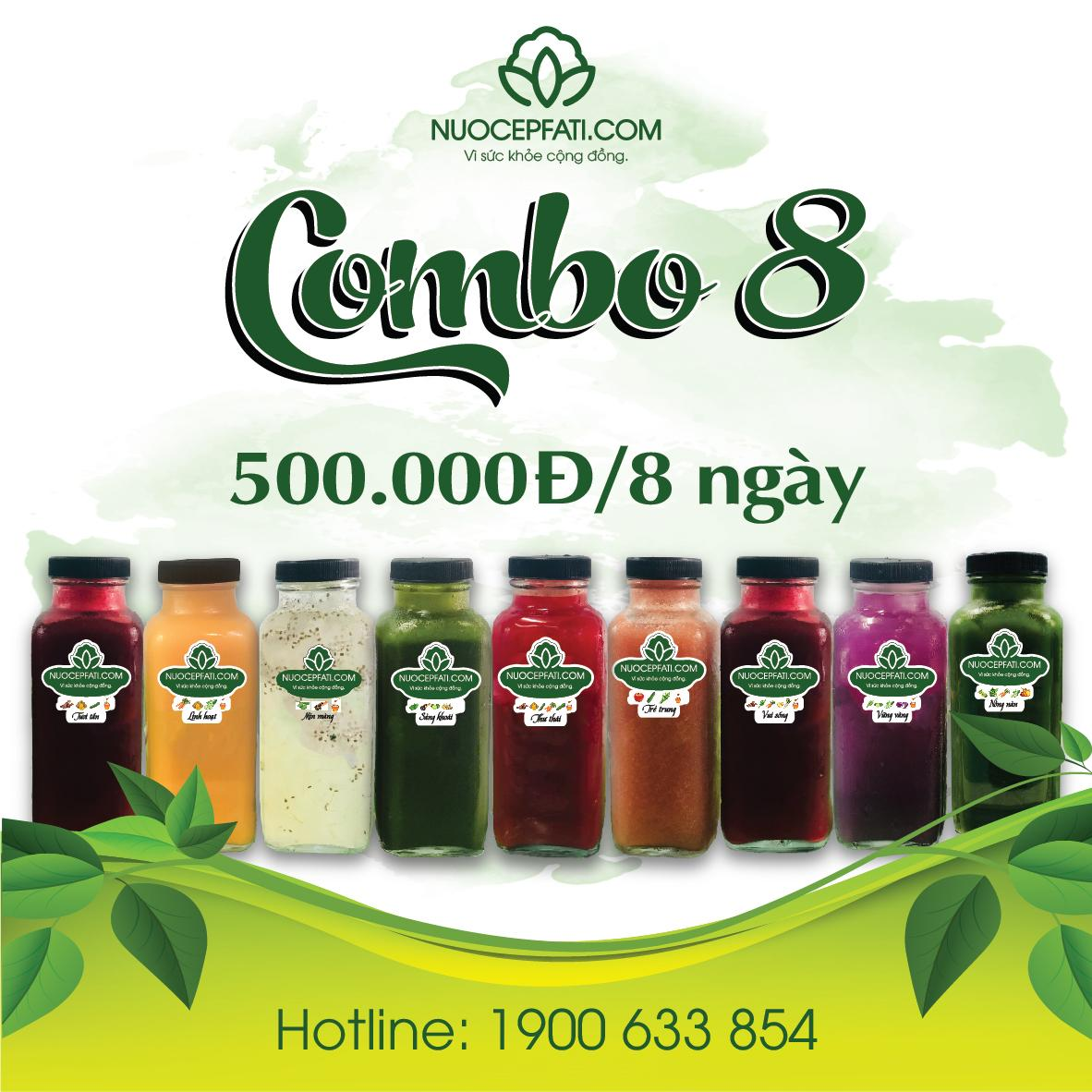 Nước ép fati với 9 dòng nước ép mix độc đáo thơm ngon từ rau củ Nước ép fati với 9 dòng nước ép mix độc đáo thơm ngon từ rau củ