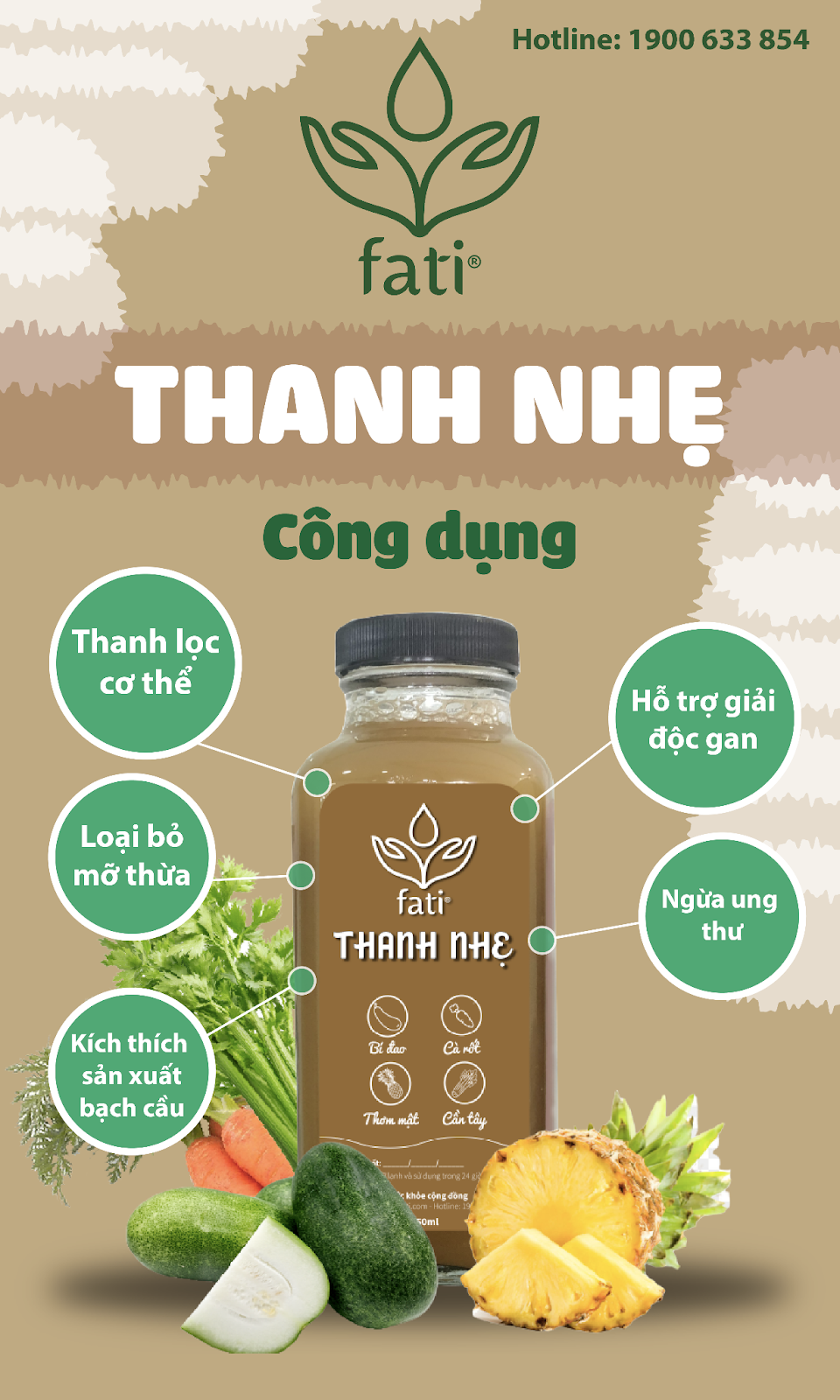 Nước ép fati Thanh Nhẹ - một trong số các loại nước ép đẹp da tốt cho sức khỏe Nước ép fati Thanh Nhẹ - một trong số các loại nước ép đẹp da tốt cho sức khỏe
