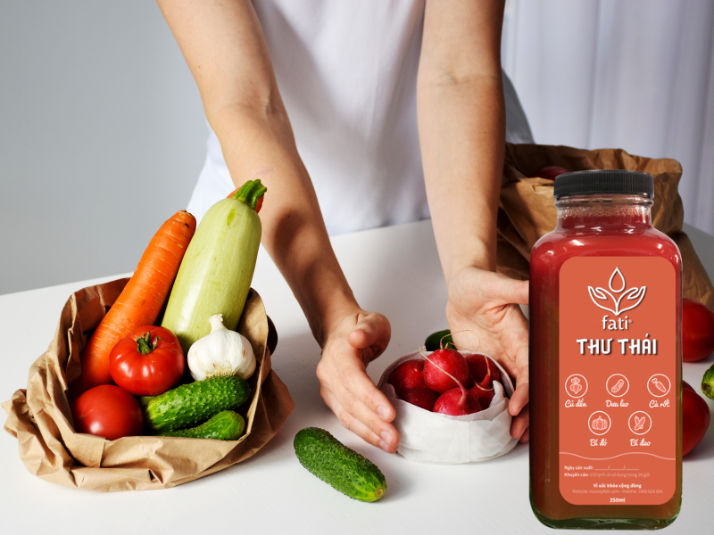 Nước ép rau củ fati giúp đẹp dáng sáng da, thanh lọc cơ thể, loại bỏ các chất độc hại Nước ép rau củ fati giúp đẹp dáng sáng da, thanh lọc cơ thể, loại bỏ các chất độc hại