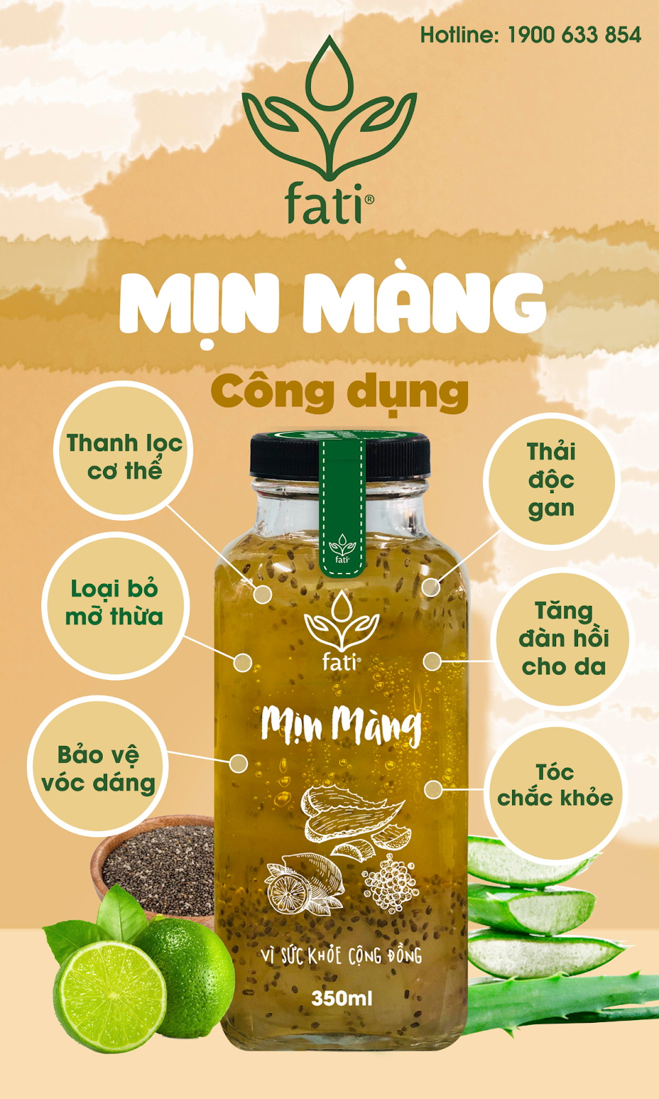 Nước ép fati - Mịn màng lý tưởng để tăng độ đàn hồi cho da của bạn. Nước ép fati - Mịn màng lý tưởng để tăng độ đàn hồi cho da của bạn.