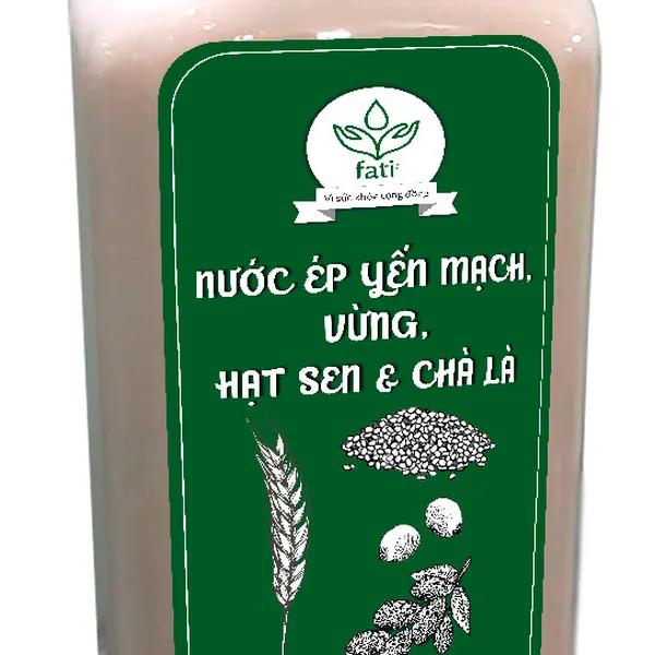 Nước ép hạt fati - Yến mạch - Hạt sen - Vừng - Chà là