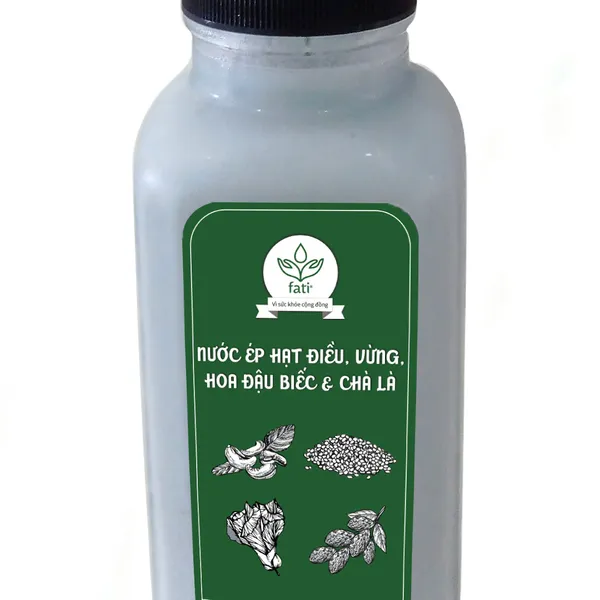 Nước ép hạt fati - Hạt điều - Vừng - Chà là - Hoa đậu biếc