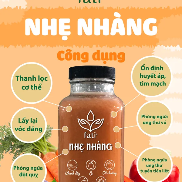 Nước ép fati  - Nhẹ nhàng  - Chai 350ml