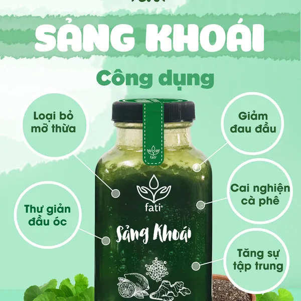 Nước ép fati  -  Sảng Khoái - Chai 350ml