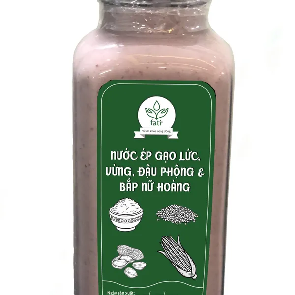Nước ép hạt fati - Gạo lức - Vừng - Đậu phọng - Bắp nữ hoàng