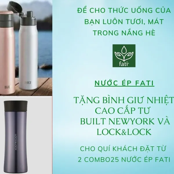Nước ép fati tặng BÌNH GIỮ NHIỆT CHÍNH HÃNG nhập khẩu từ MỸ