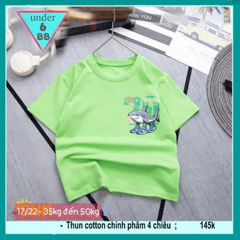 Áo thun bé trai cá tính in hình Tralalelo Tralala siêu hottrennd cho bé diện đi chơi , đi học