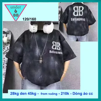Áo thun bé trai cao cấp in chữ B phối màu loang mang phong cách cực ngầu cho bé diện đi chơi , du lịch