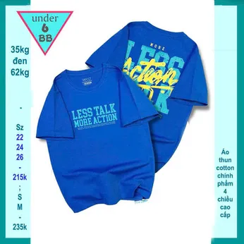 Áo thun bé trai cotton in chữ mang phong cách thời trang cá tính cho bé đi chơi, du lịch