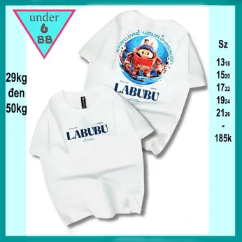 Áo thun bé trai cotton in hình Lababu hottrend phong cách cá tính cho bé đi chơi đi học