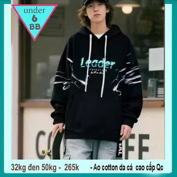 Áo thun tay dài có nón ( Hoodie - thun da cá dày dặn ) in chữ phong cách cá tính cho bé diện đi du lịch, đi chơi
