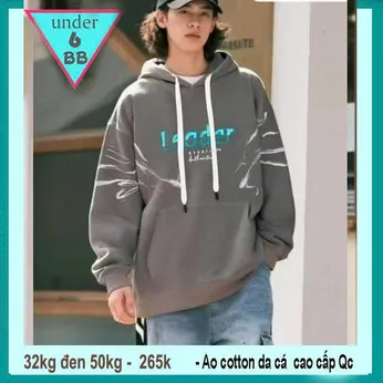 Áo thun tay dài có nón ( Hoodie - thun da cá dày dặn ) in chữ phong cách cá tính cho bé diện đi du lịch, đi chơi