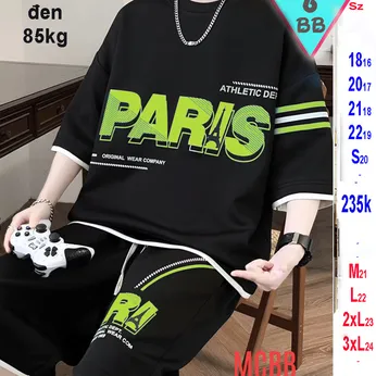 Đồ bộ bé trai cá tính hiphop to in họa tiết chữ PARIS cho bé lớn đi chơi , đi học 