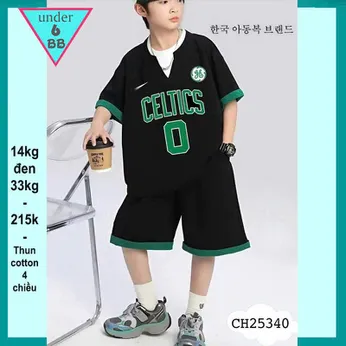 Đồ bộ bé trai hiphop in số 0 mang phong cách hàn quốc cá tính cho bé diện đi chơi , du lịch